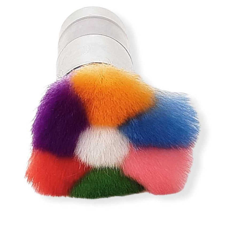 Dust Brush Rainbow w/ Silver Handle