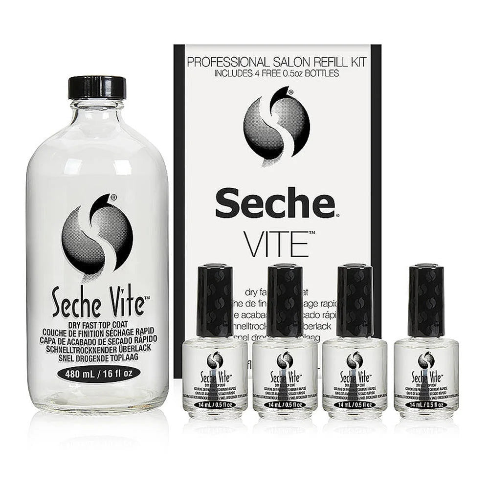 Seche Vite Top Coat Refill 16Oz #69939
