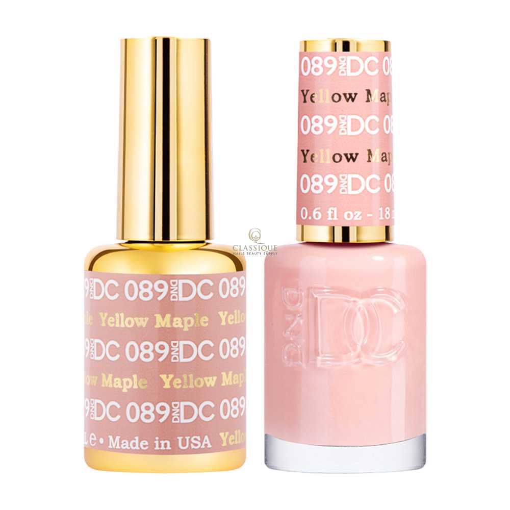 DND DC Gel & Lacquer Duo - Yellow Maple #089
