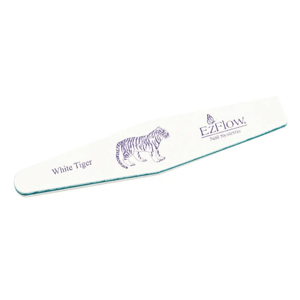 EzFlow Nail Files - White Tiger 100/100 Grit (1pc)