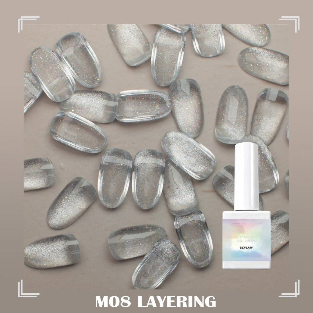 Bevlah Cat Eye Gel Polish (HEMA-Free) - Layering #M08