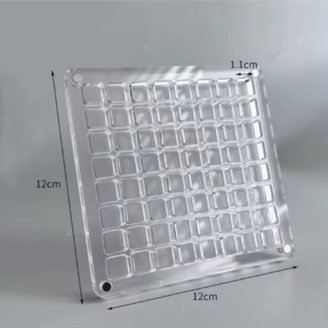 CNBS Nail Art Charms/Rhinestones Storage Organizer Box - 64 Grids
