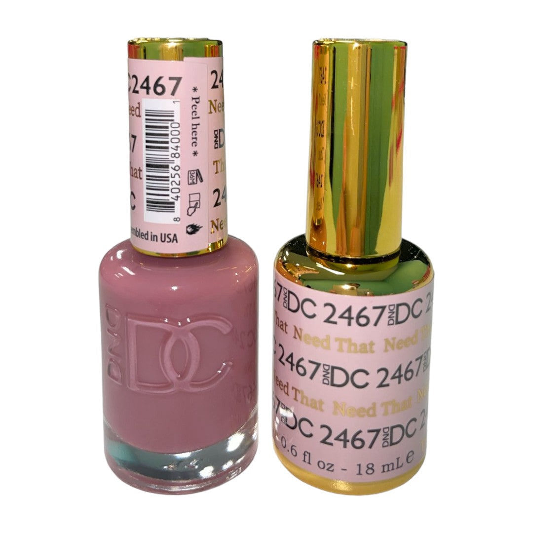 DND DC Sheer Gel & Lacquer Duo - Need That #2467