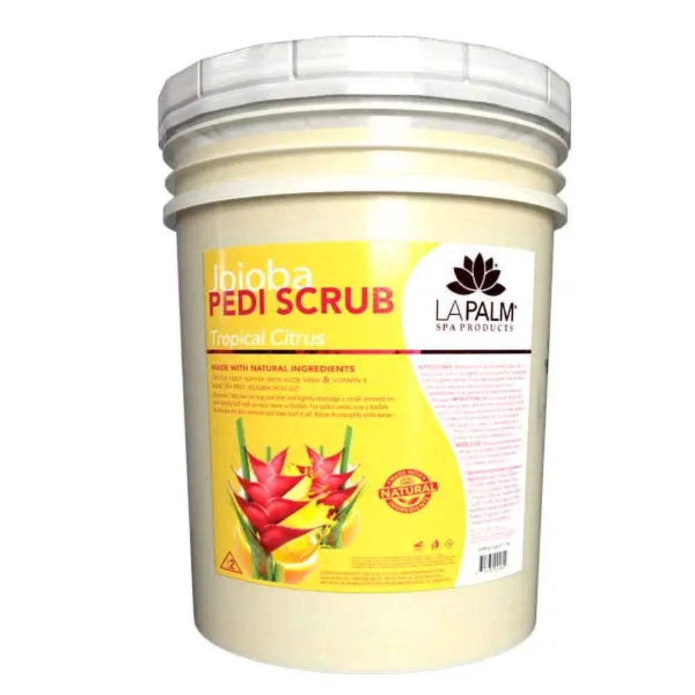 La Palm Pedi Gel Scrub - Tropical Citrus 5Gal Bucket