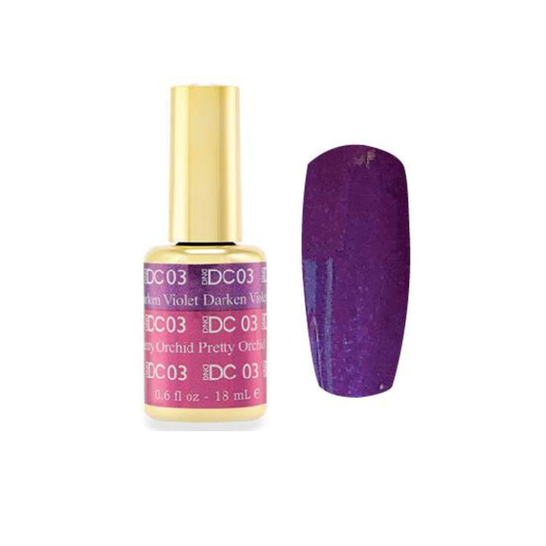 DND DC Mood Change Gel Polish - Darken Violet #3