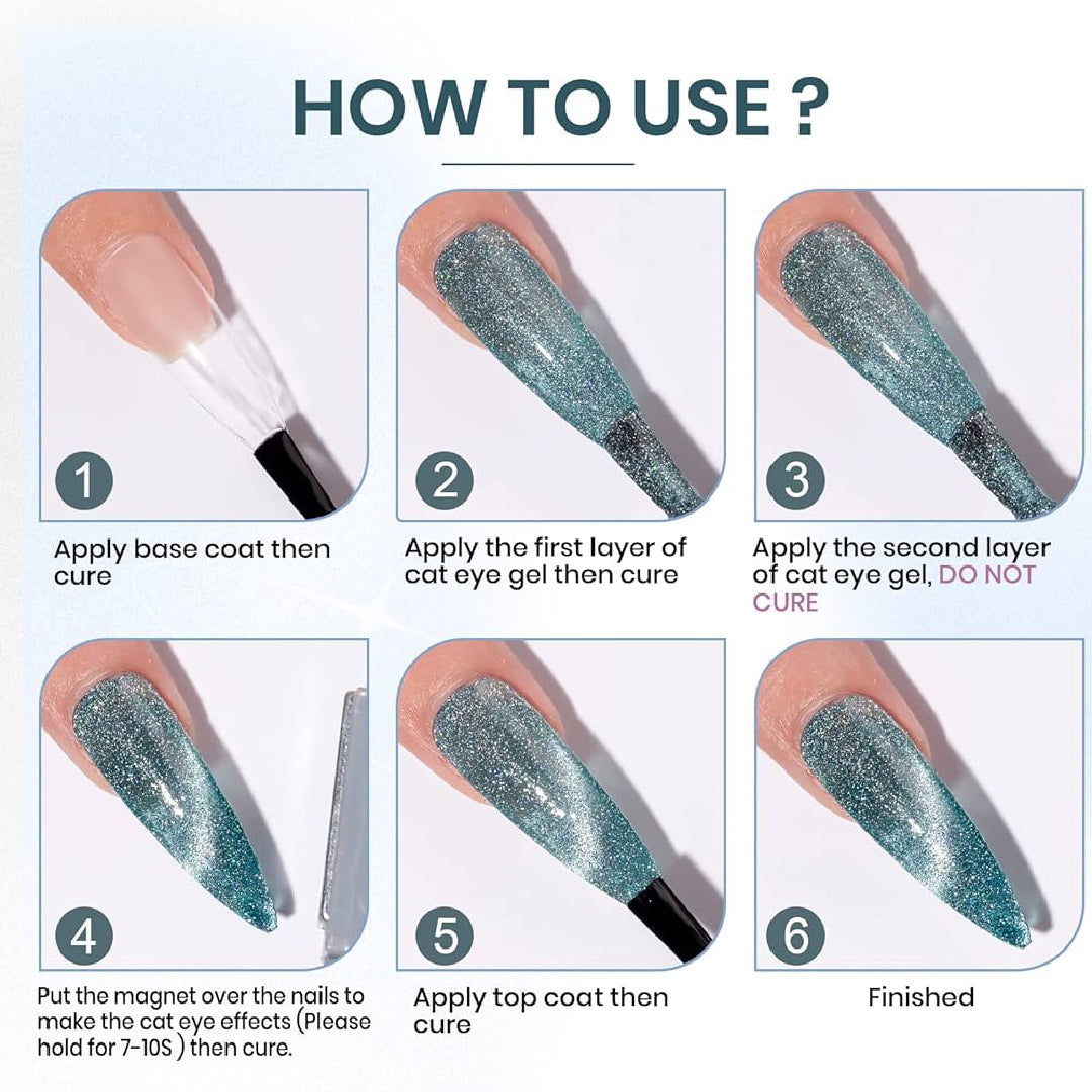 DND DC Cat Eye Gel Polish - African Golden #32