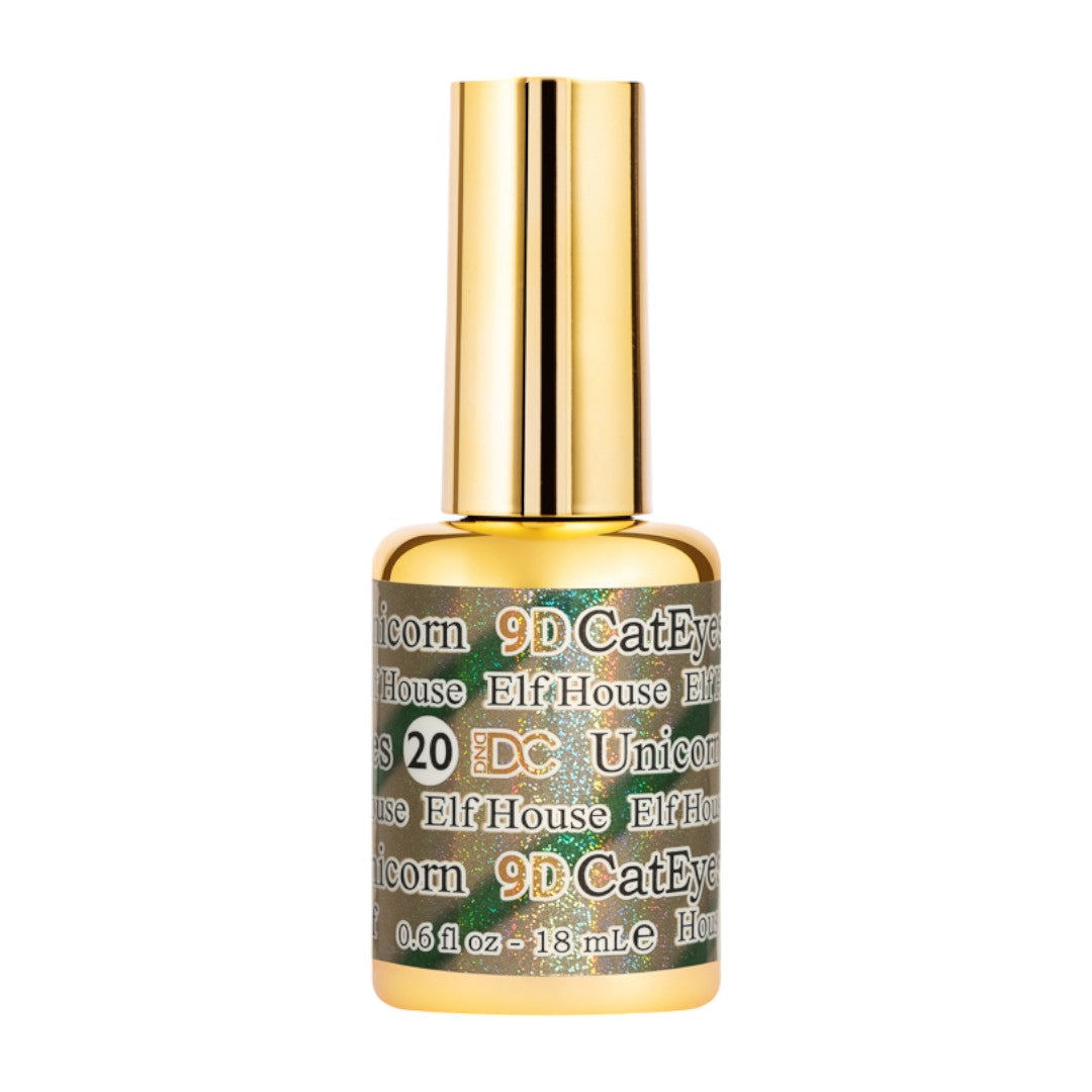 DND DC 9D Cat Eye Gel Polish - Elf House #20