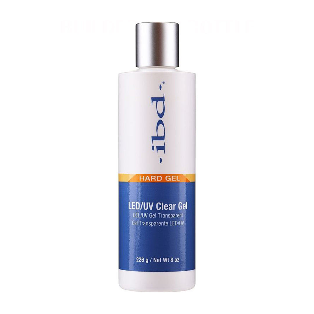 ibd LED/UV Clear Builder Gel 8oz, Best Gel Overlay on Natural Nails, gel ibd builder, ibd builder gel, hard gel