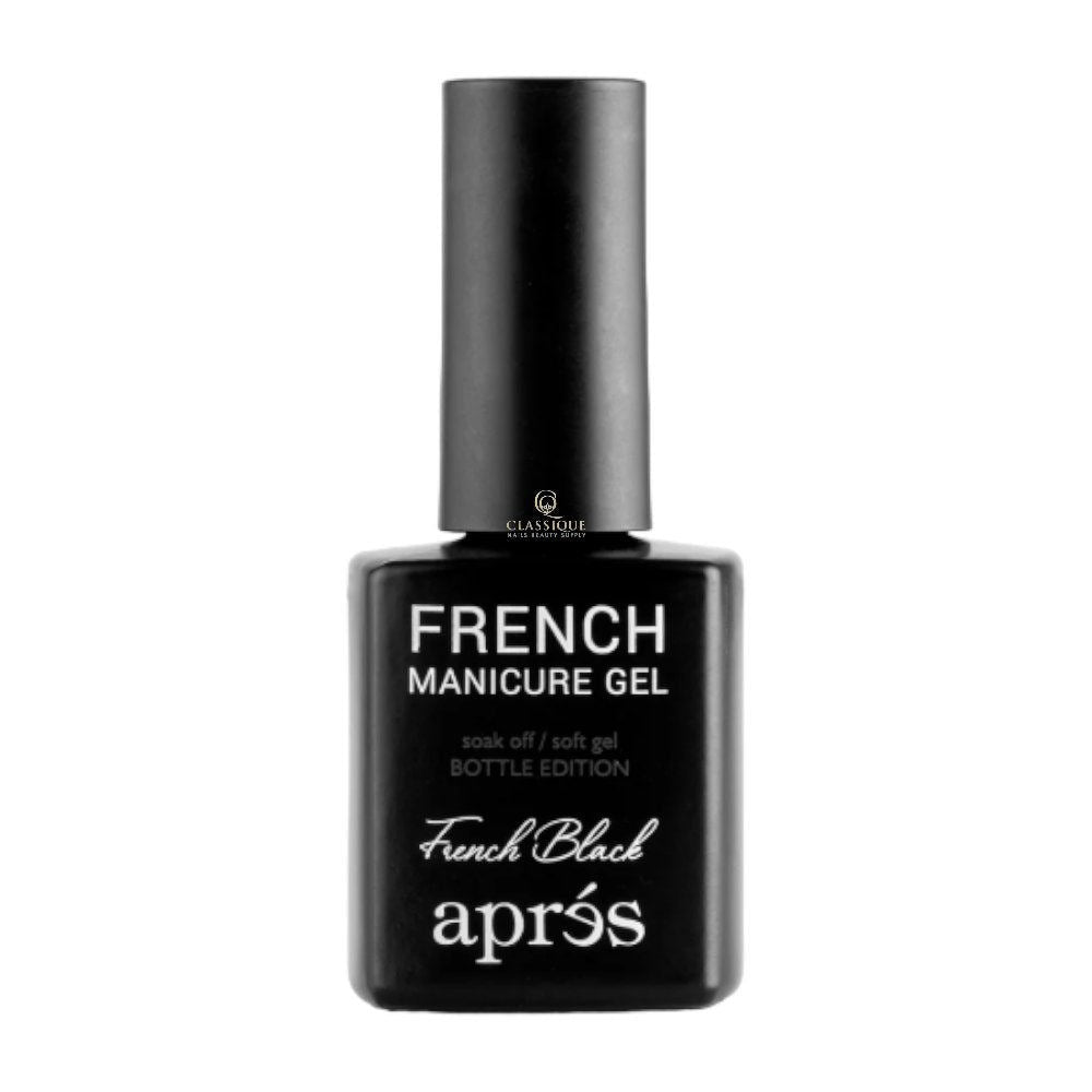 Apres French Manicure Gel Bottle Edition - French Black