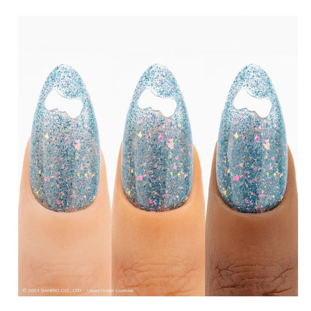 Apres Kuromi Flash Glitter Gel Couleur (HEMA-Free) - Together With Cap Accessory #5FGK04TBWC