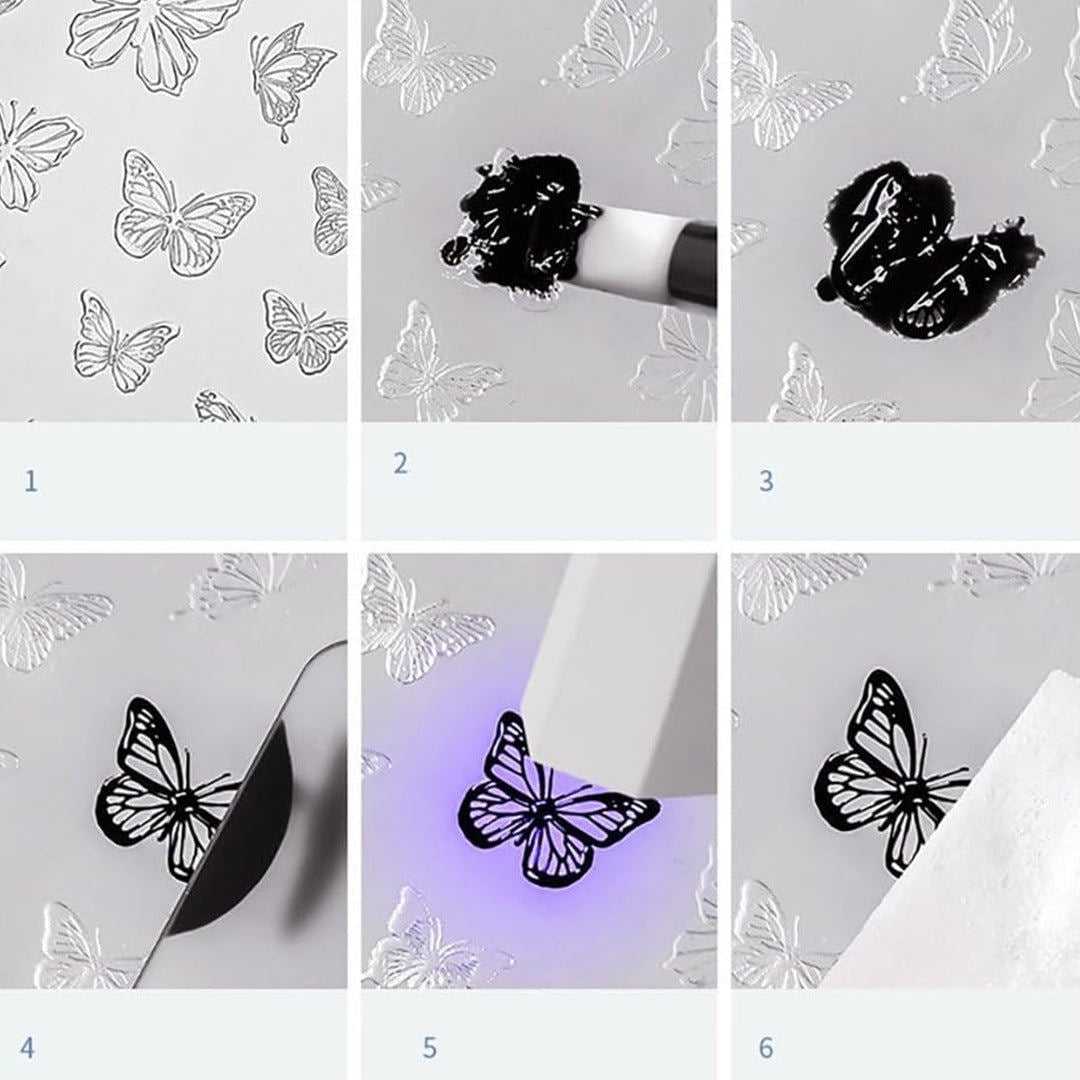 CNBS 3D Silicone Mould - Butterflies