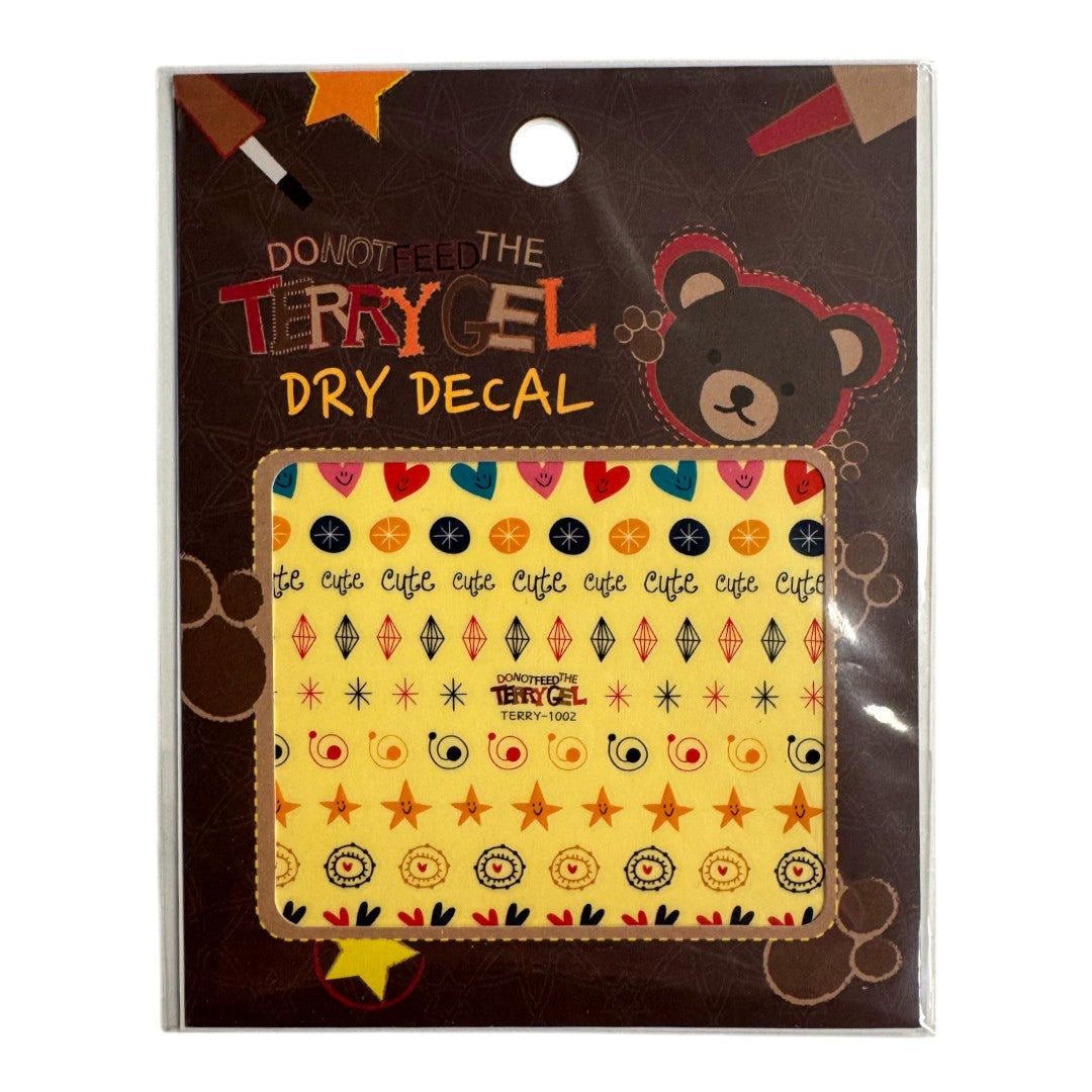 DGEL Nail Sticker - Do Not Feed The Terry Gel #Terry-1002