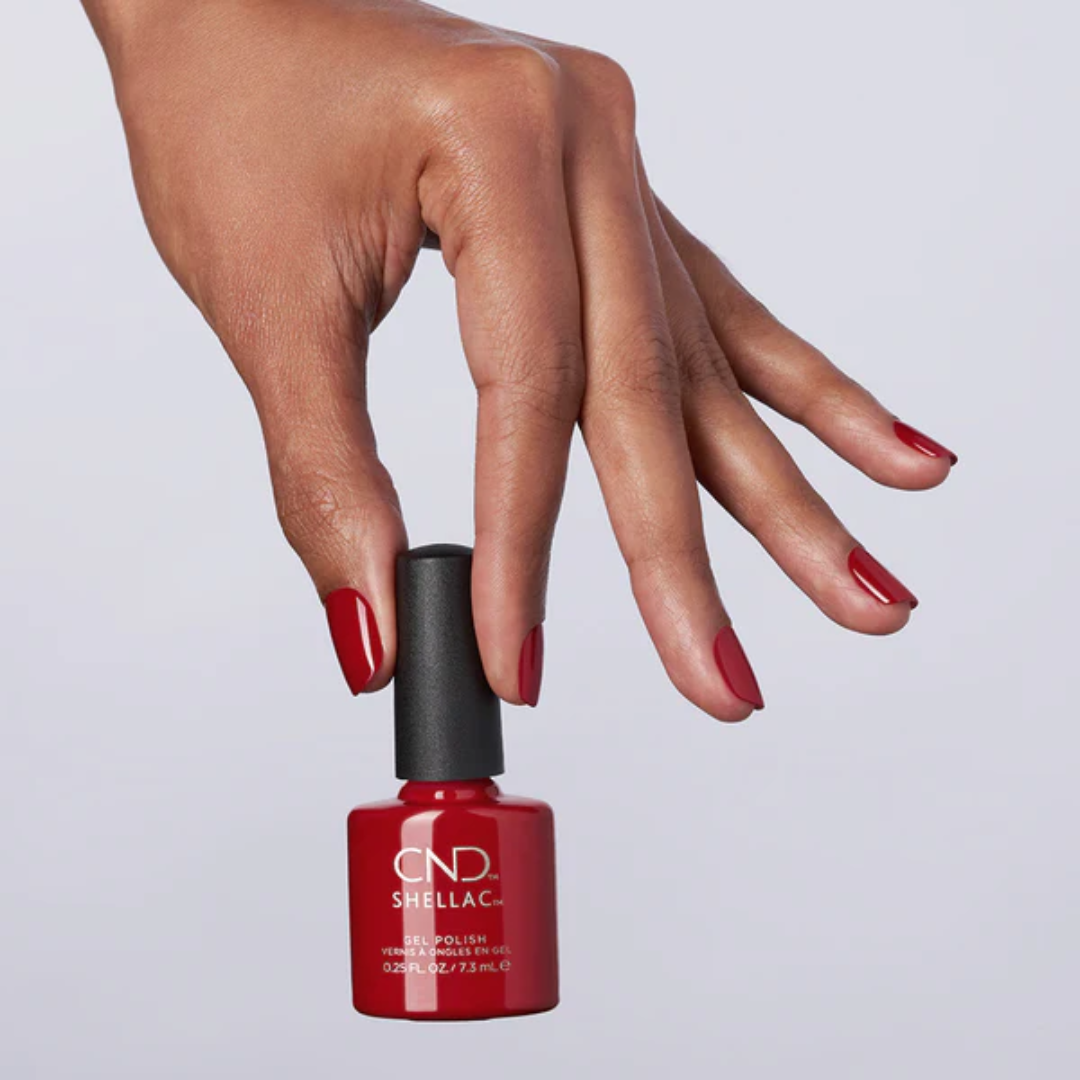 CND Shellac 0.25Oz - Devil Red
