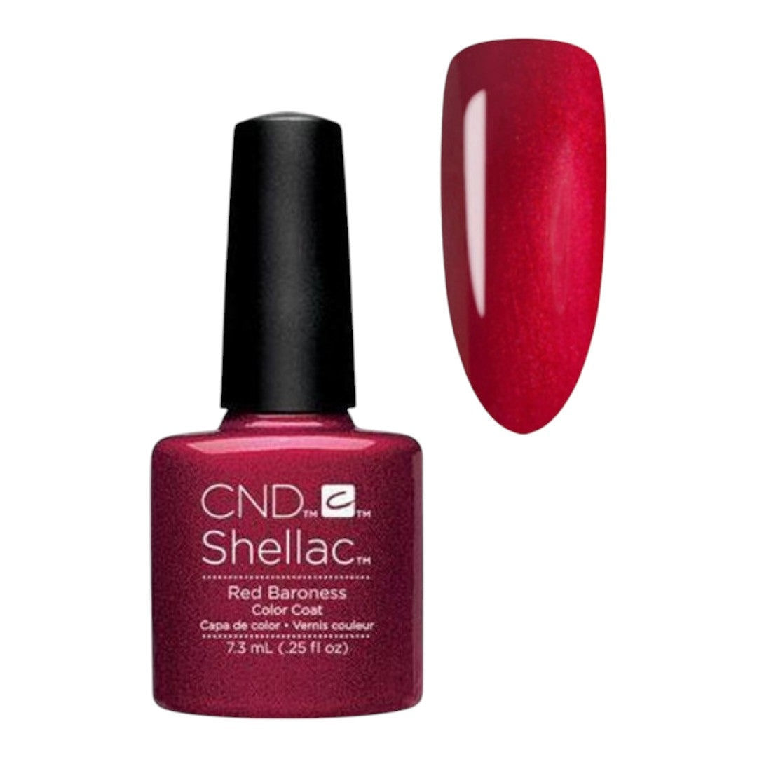 CND Shellac 0.25Oz - Red Baroness