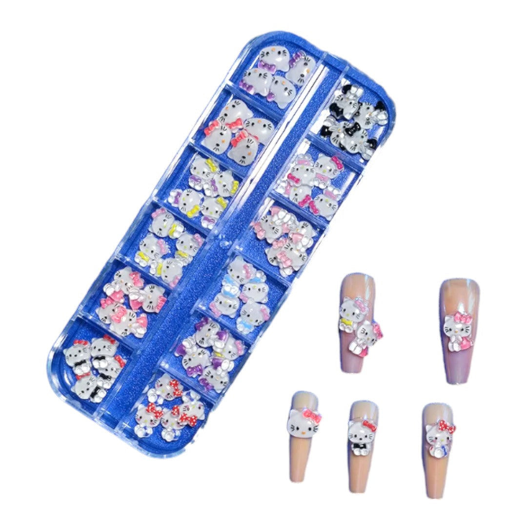 CNBS Nail Charms - Hello Kitty Resin Set