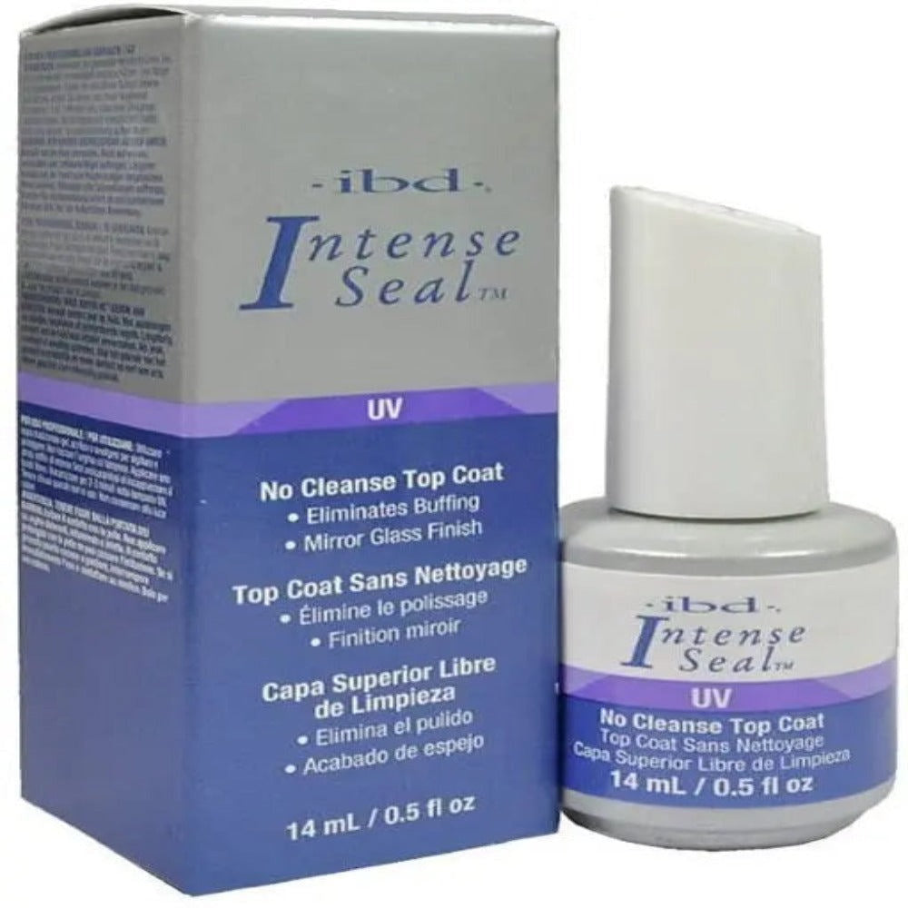 Ibd UV Gel Top Coat - No Cleanse Intense Seal 0.5Oz #60515