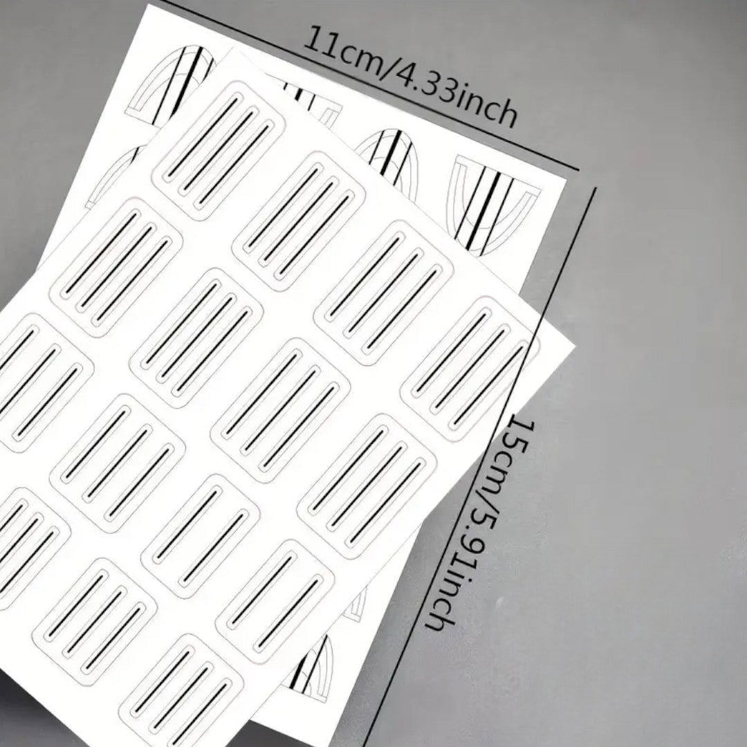 CNBS Nail Stickers - Grid Pattern #H031