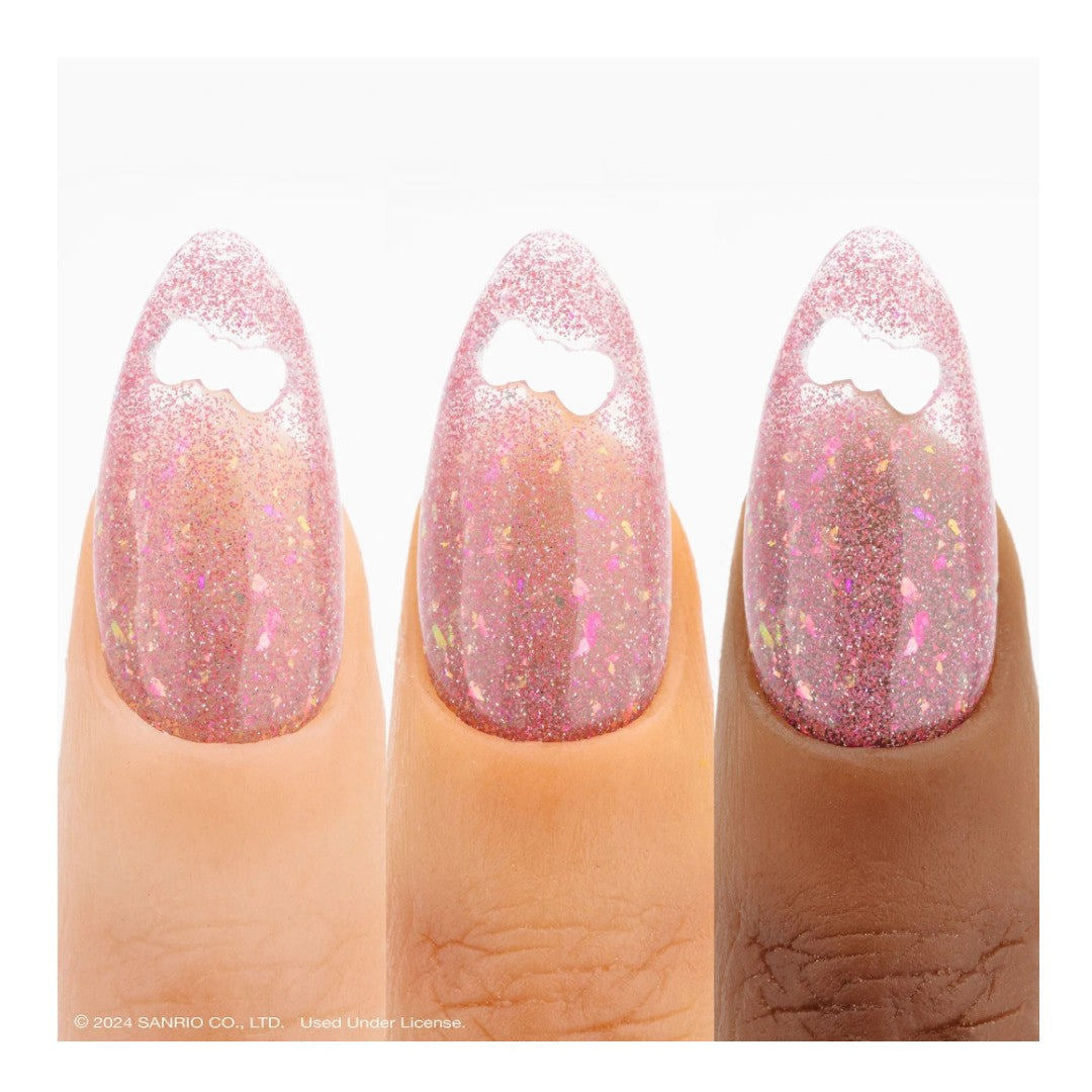 Apres Kuromi Flash Glitter Gel Couleur (HEMA-Free) - Besties With Cap Accessory #5FGK02LPKWC