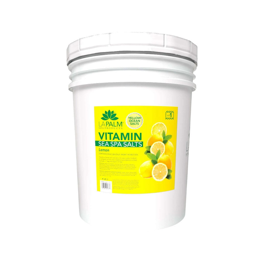La Palm Sea Spa Salt - Lemon 5Gal Bucket