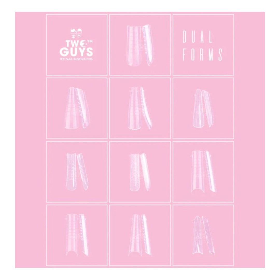 2Guys Dual Plastic Nail Forms 240Pcs
