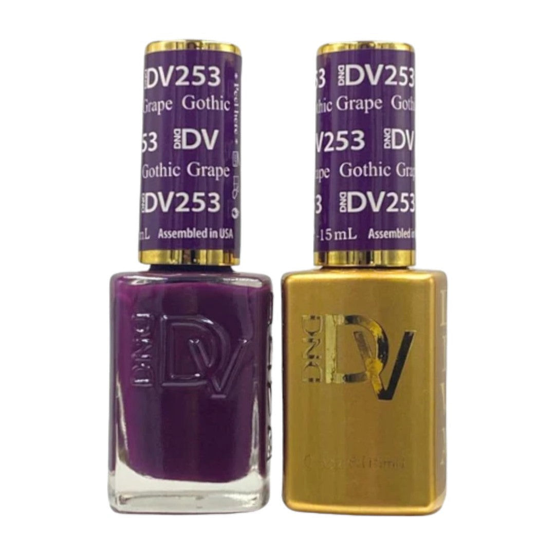 DND Diva Gel & Lacquer Duo - Gothic Grape #253