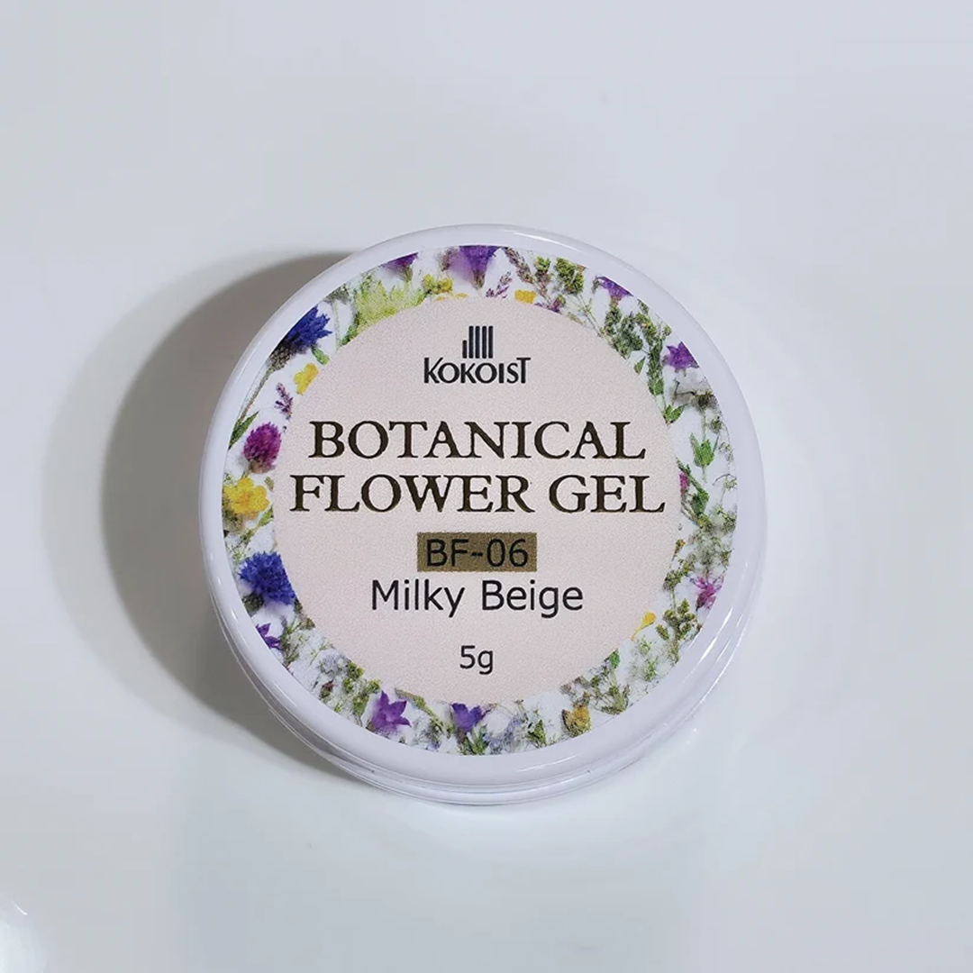 Kokoist Botanical Flower Gel (HEMA/TPO-Free) - Milky Beige #BF-06