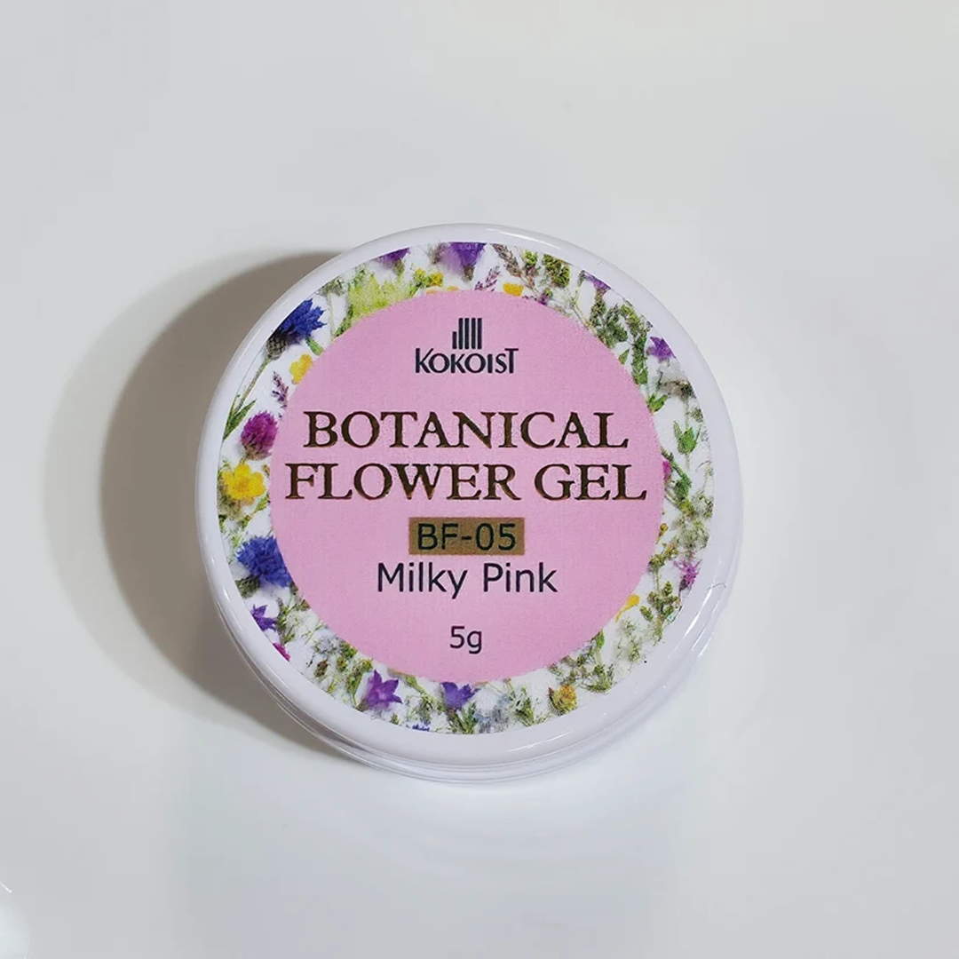 Kokoist Botanical Flower Gel (HEMA/TPO-Free) - Milky Pink #BF-05