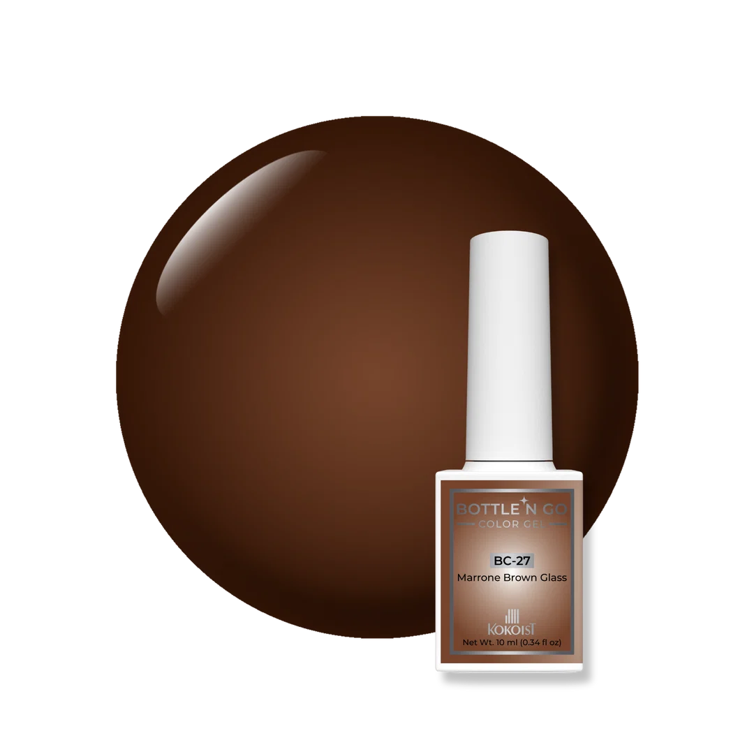 Kokoist Bottle 'N Go - Marrone Brown Glass #BC-27