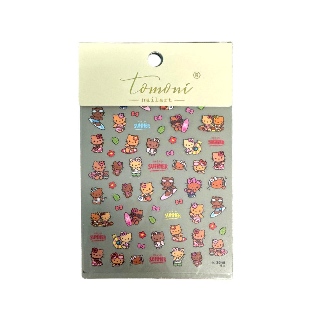 CNBS Nail Stickers - Hello Kitty Summer #TO3018