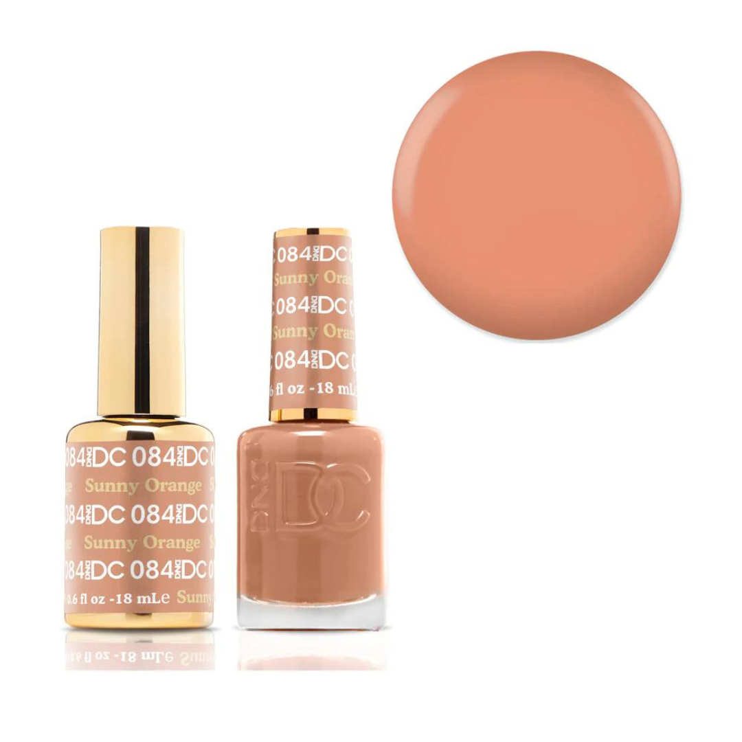 DND DC Gel & Lacquer Duo - Sunny Orange #084