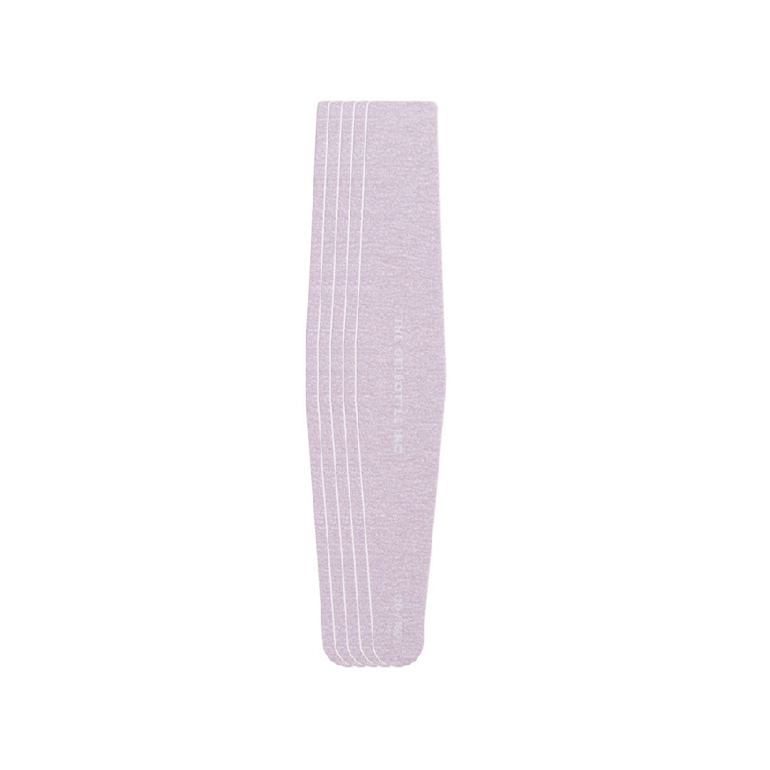 The Gelbottle Nail Files - Lilac Coffin 120/180 Grit (Pack Of 5)