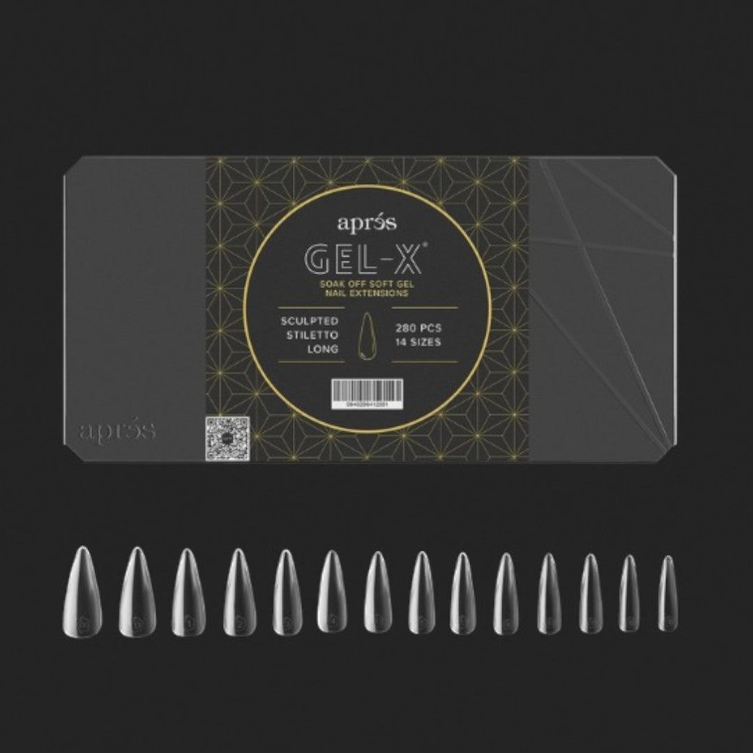 Apres Gel-X Mini Tips Box 2.0 - Sculpted Stiletto (280Pcs)