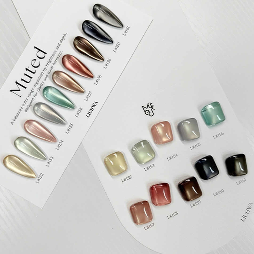 Liuhwa Muted (Cat Eye) Collection (Free Magnet & Top Coat)