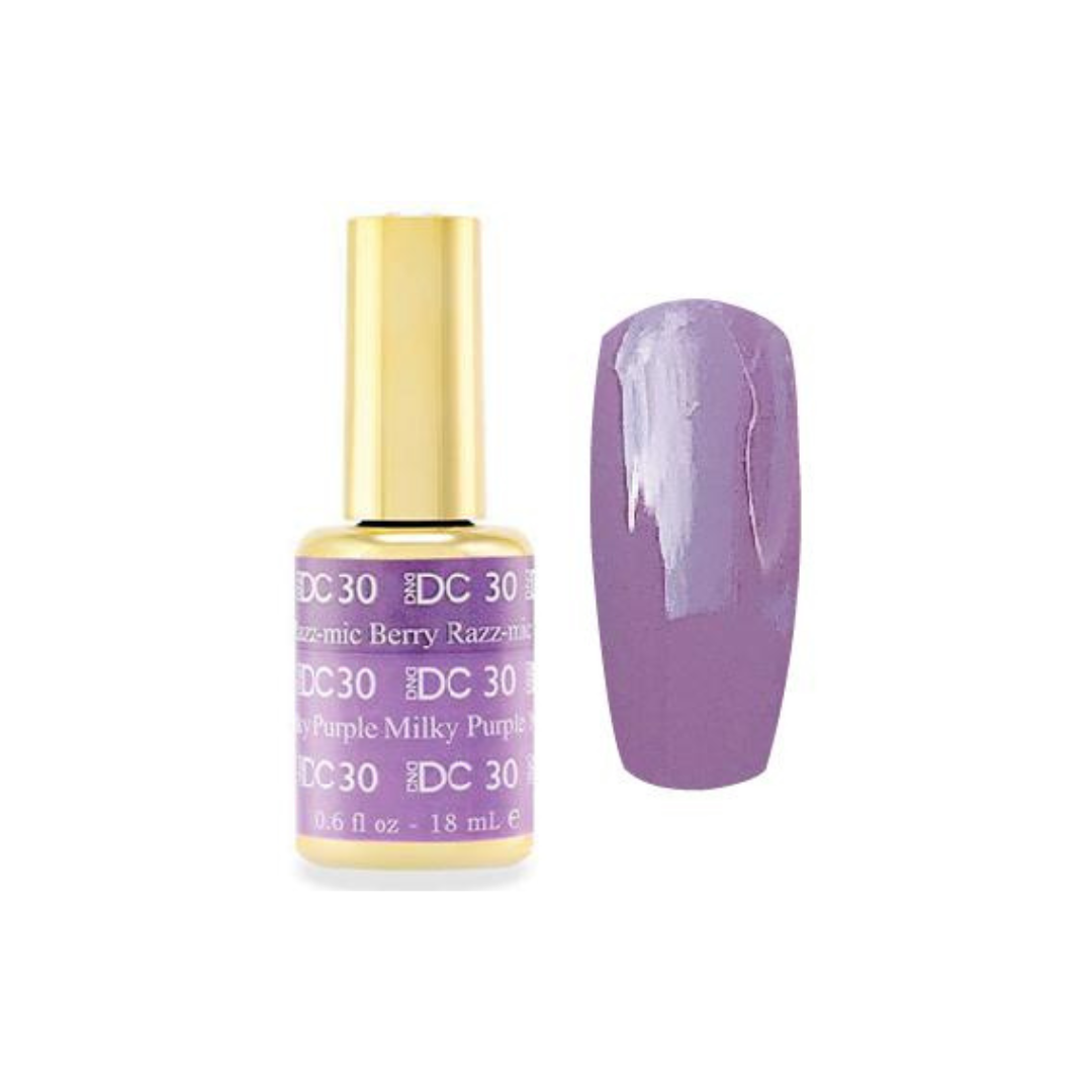 DND DC Mood Change Gel Polish - Razz-Mic Berry Milky Purpler #30