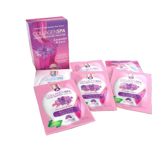 La Palm Collagen Spa 7Step W/ Bomber - Lavender & Lace
