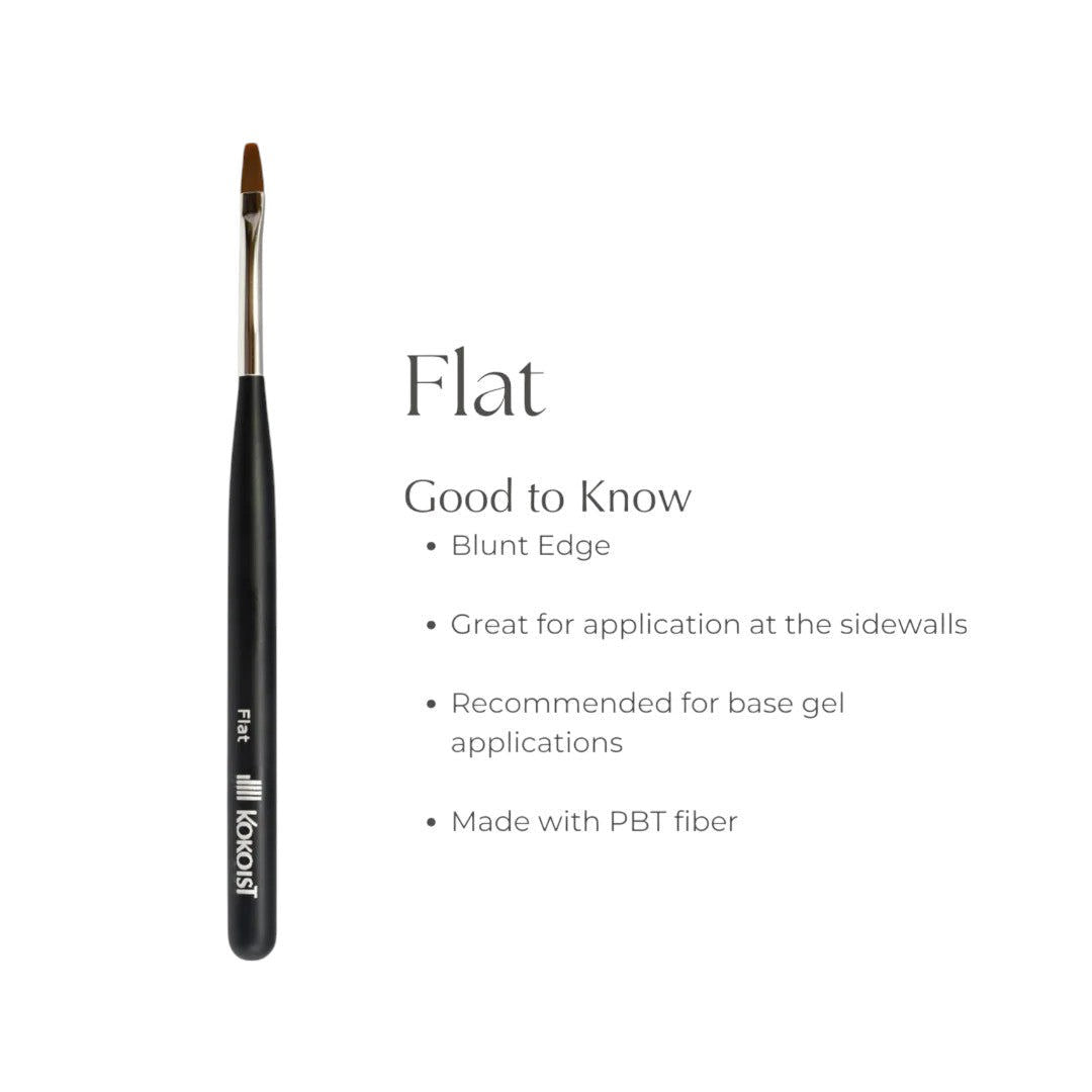 Kokoist Kumanofude Nail Brush - Flat