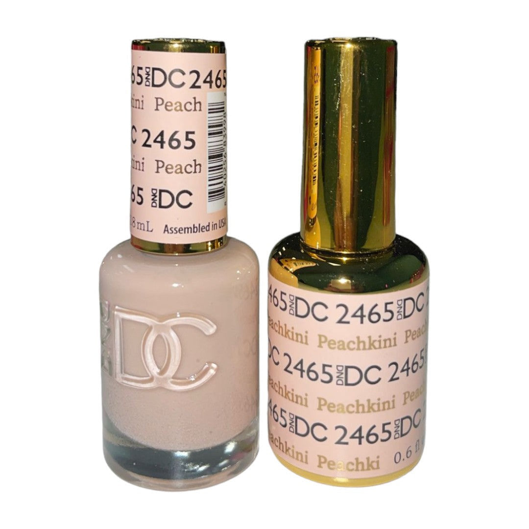 DND DC Sheer Gel & Lacquer Duo - Peachkini #2465