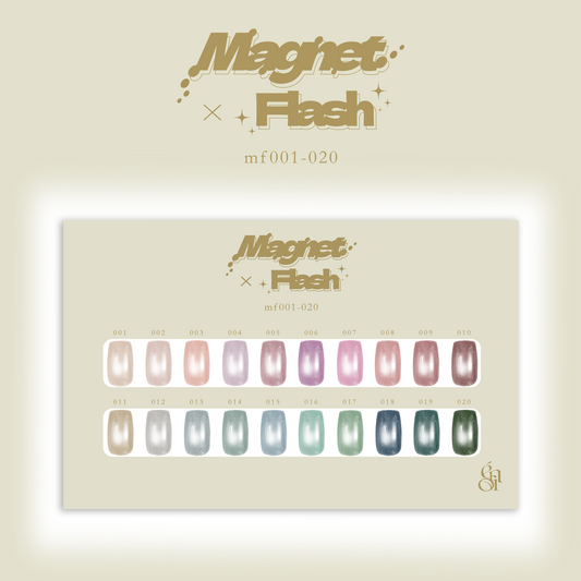 Enoi Cat Eye Gel Polish - Magnet Flash Set #MF001-MF020