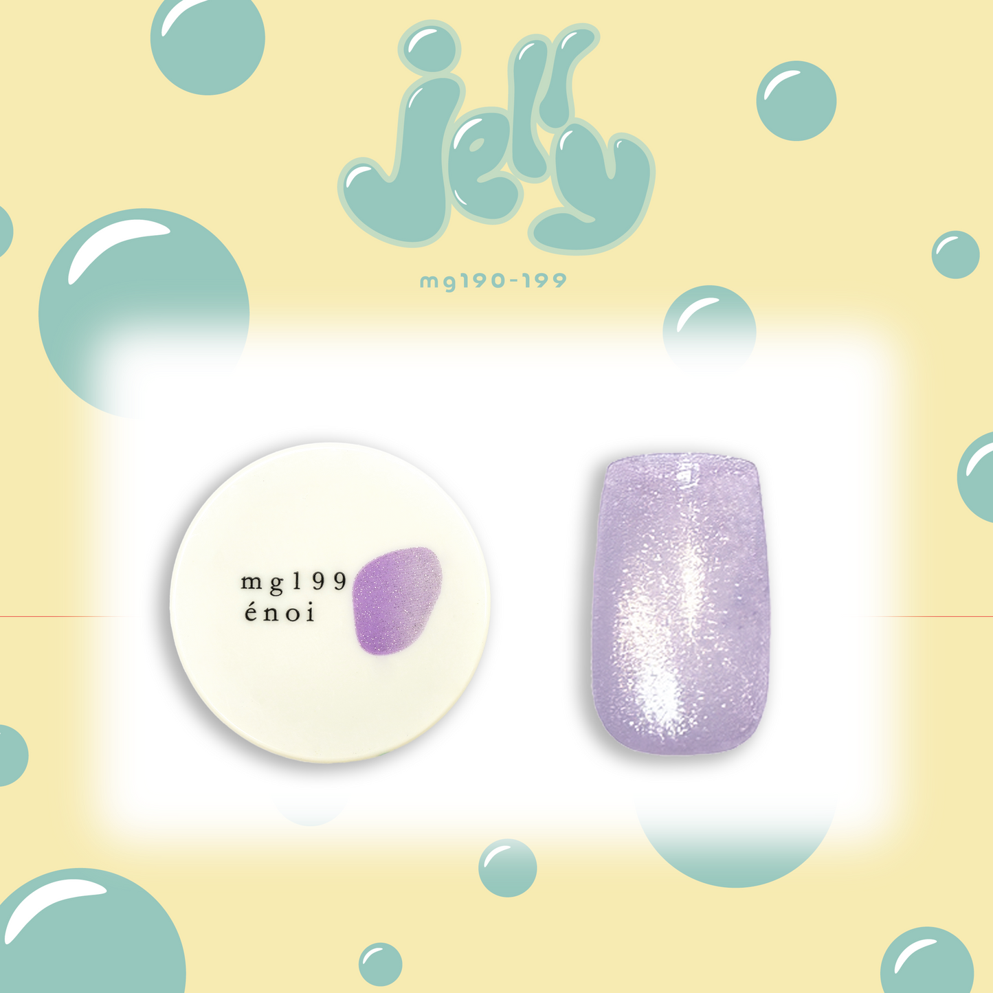 Enoi Cat Eye Gel Polish - Jelly Magnet Set #MG190-MG199