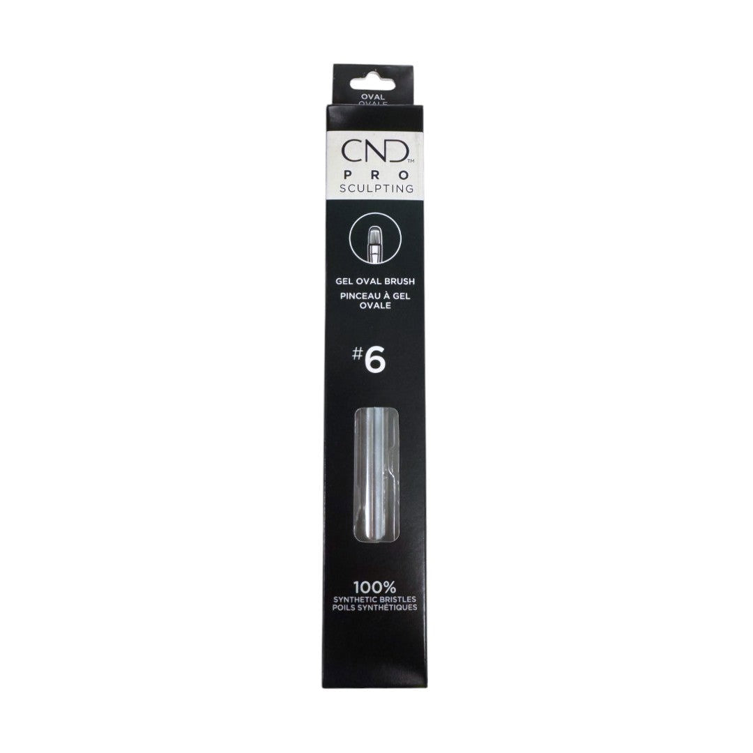 CND Gel Brush - Pro Sculpting Oval Brush #6