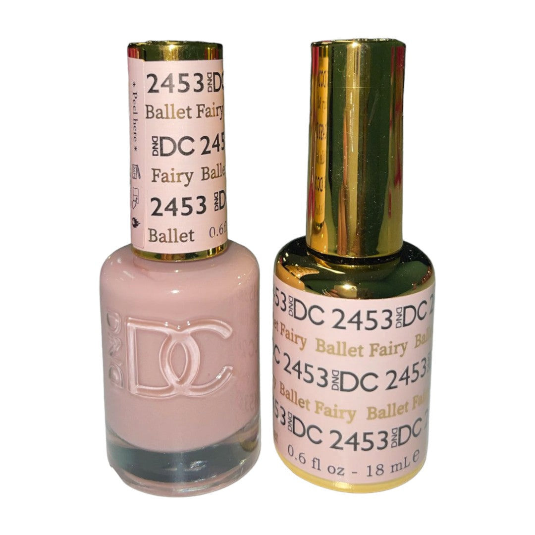 DND DC Sheer Gel & Lacquer Duo - Ballet Fairy #2453
