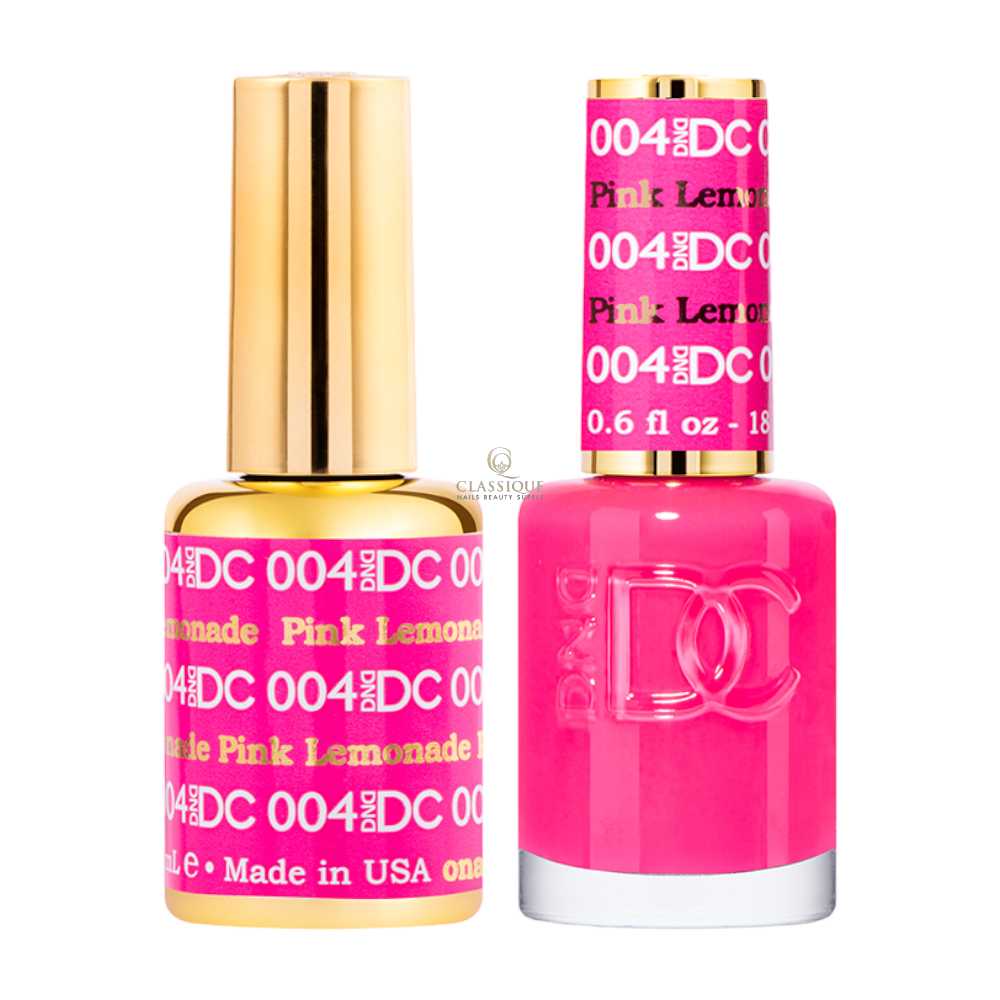 nail supply montreal, dnd nail polish, dnd nail polish canada, nail polish dnd, dnd gel polish canada, dnd gel polish set, dnd dc, dnd gel polish near me, dnd gel polish wholesale canada, dnd gel nail polish Duo, 004 Pink Lemonade, dc pink