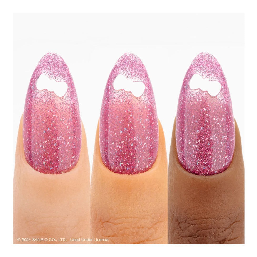 Apres Kuromi Flash Glitter Gel Couleur (HEMA-Free) - Party With Cap Accessory #5FGK03MWC
