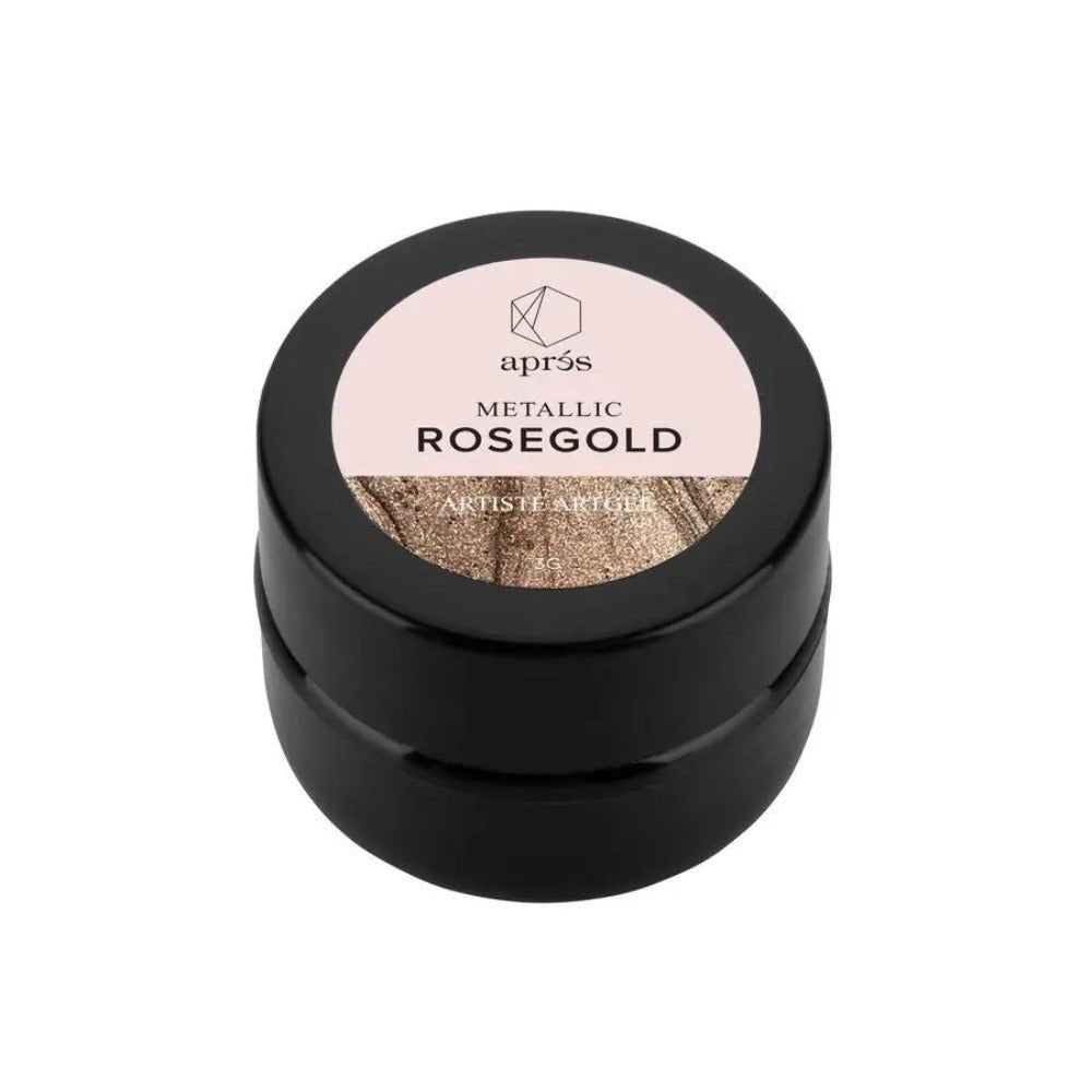 Apres Artiste Gel - Metallic Rose Gold