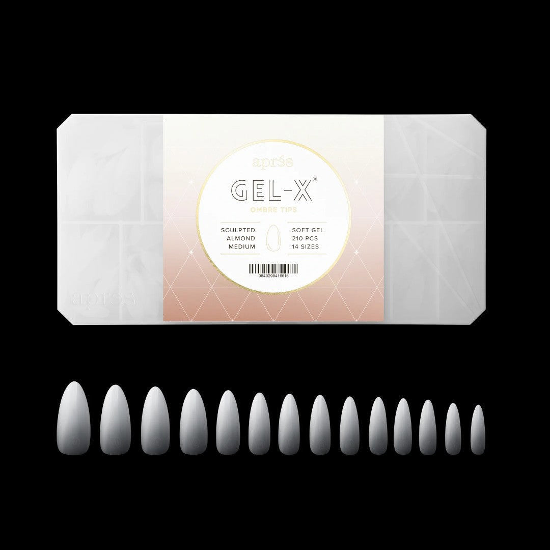 Apres Gel-X Tips Box 2.0 - Ombre Almond (210Pcs)