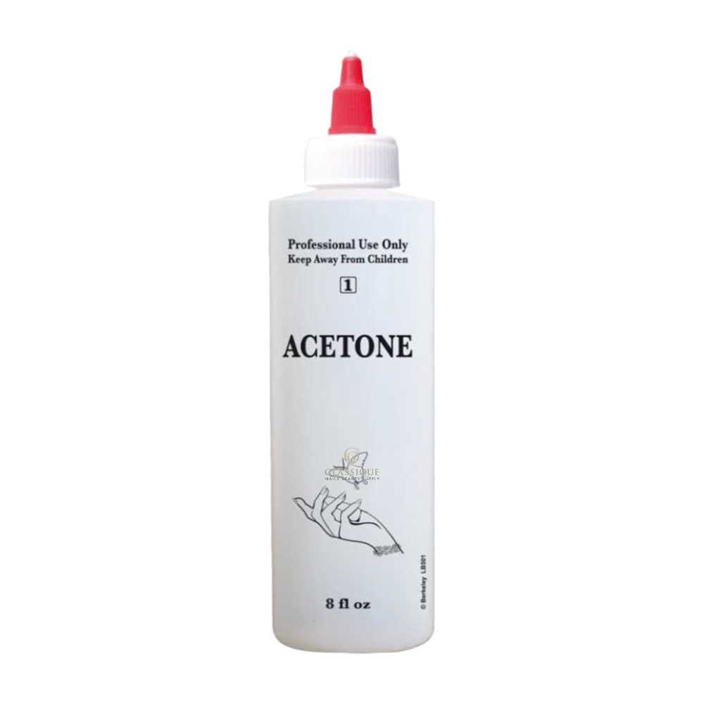 Empty Bottle 8Oz Acetone #LB501