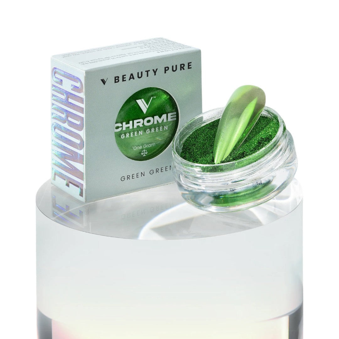 V Beauty Pure Chrome Powder - Green Green