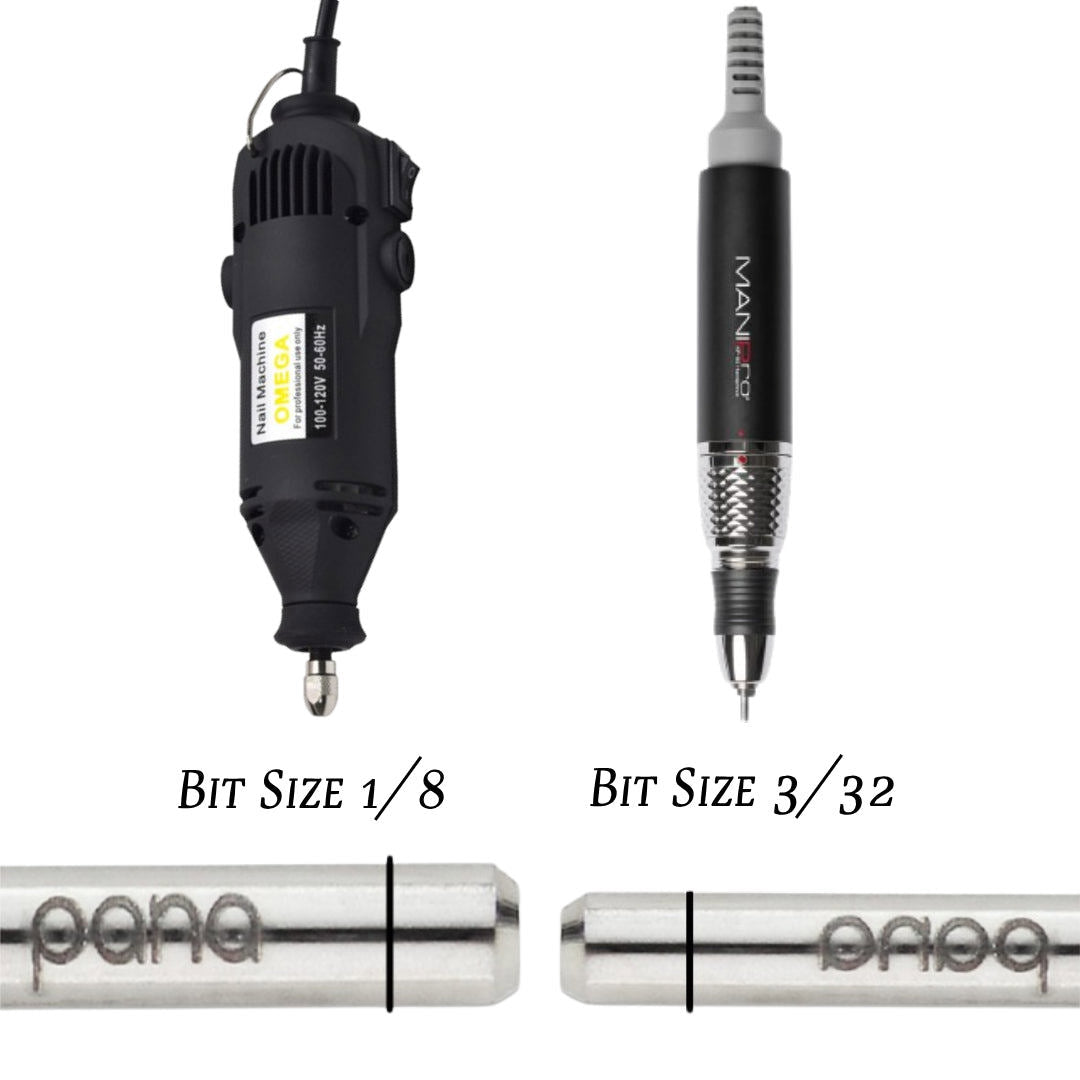 SP Nail Drill Bits - Bullet Ceramic Carbide HM Medium Grit 3/32
