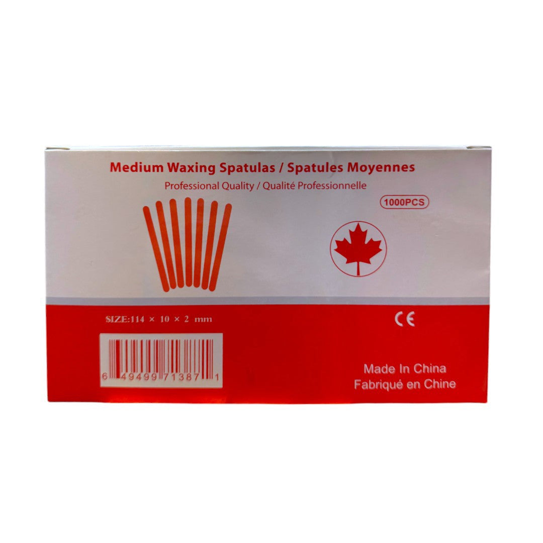 Sharonelle Wooden Wax Sticks - Medium Spatula (Box Of 1000)