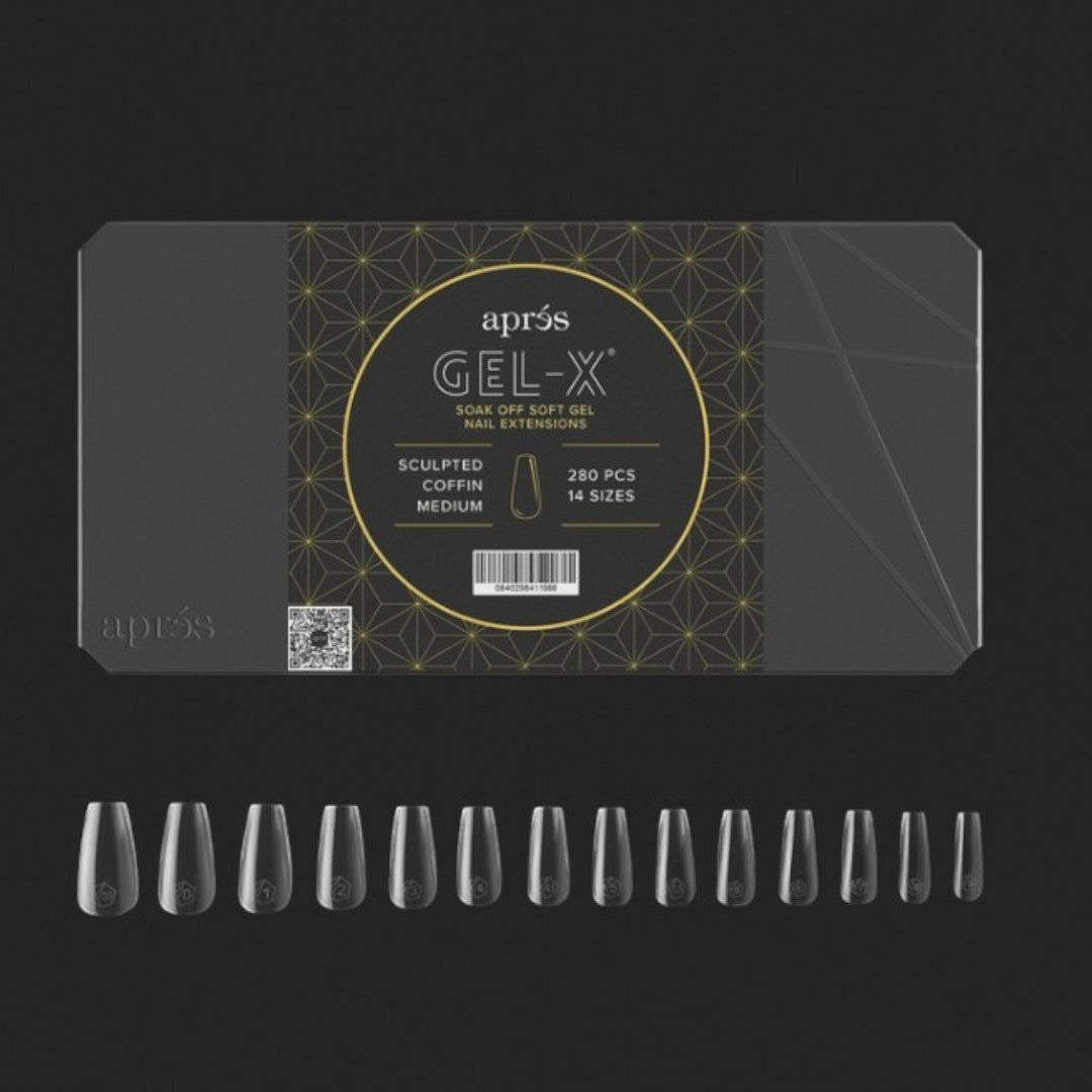 Apres Gel-X Mini Tips Box 2.0 - Sculpted Coffin (280Pcs)